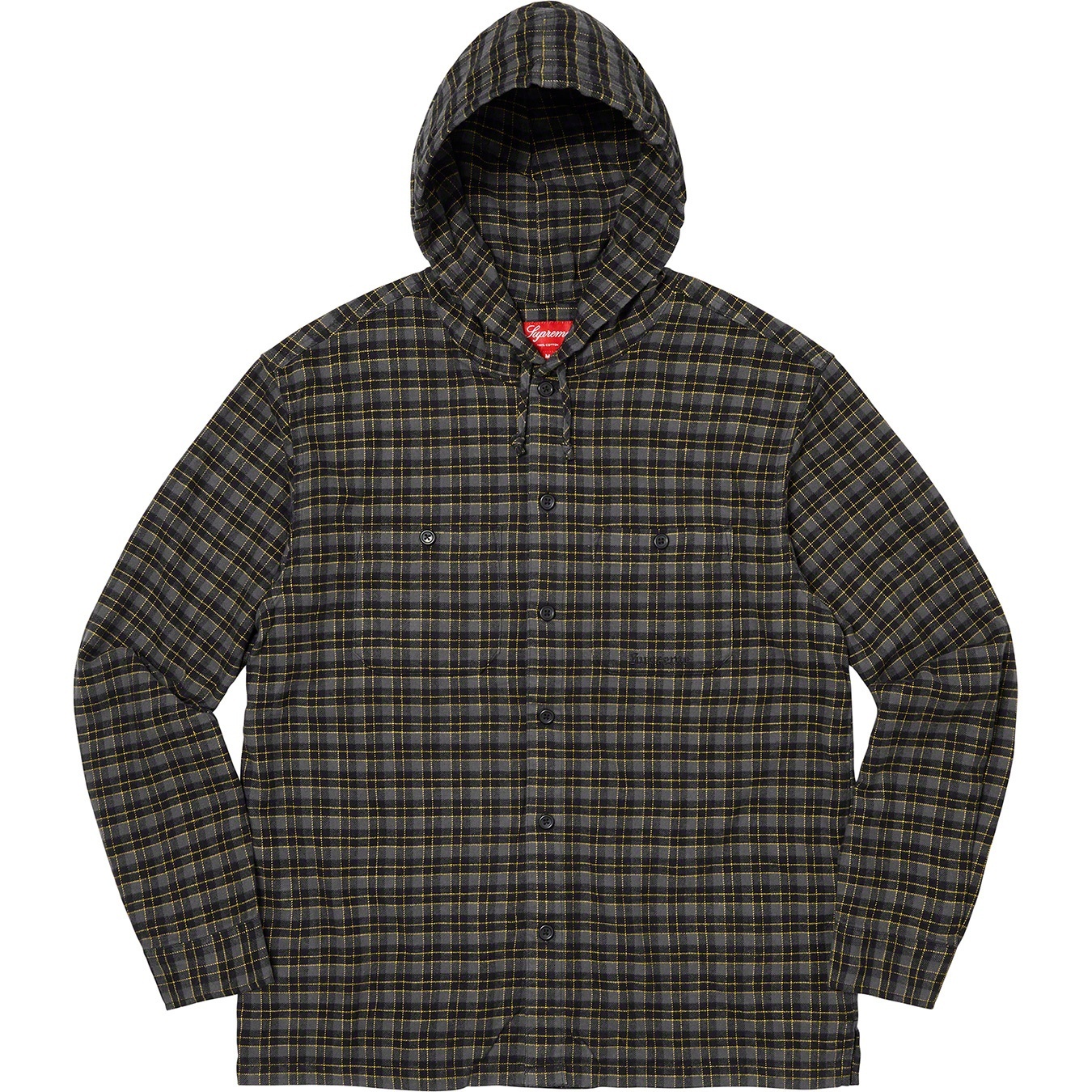 Mini Plaid Hooded Shirt view 6
